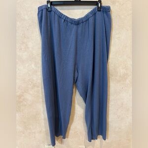 JK Intimates Blue knit comfy Pants women’s plus size 3x